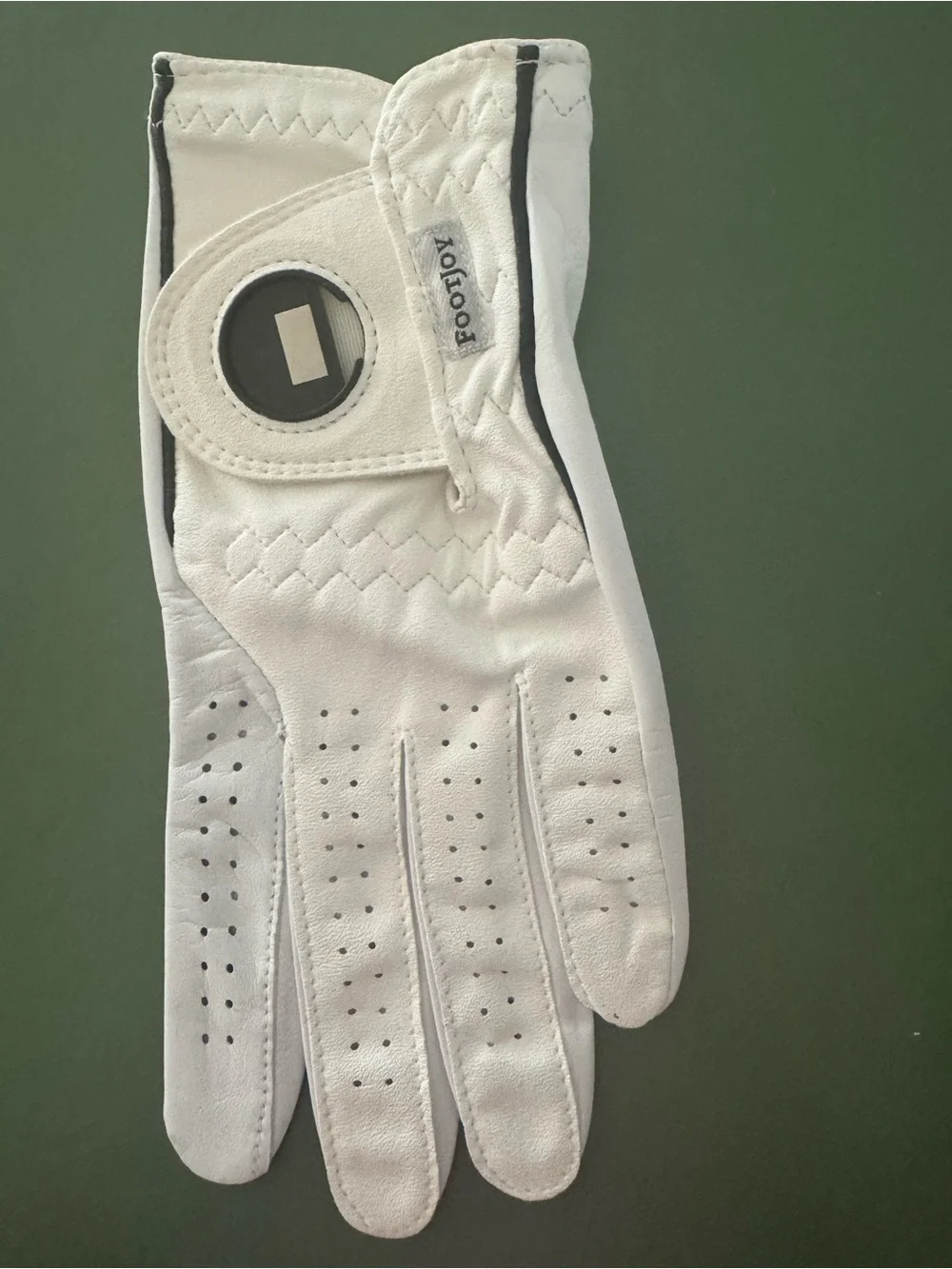 Sight Ladies M FootJoy White Soft Leather Golf Glove
